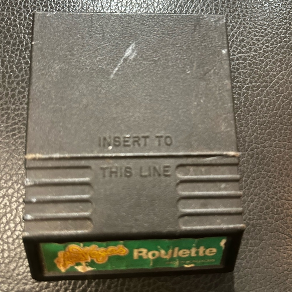 Las Vegas Roulette Casino Video Game Cartridge for the Mattel Intellivision